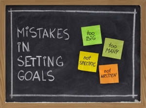 mistakes in goal setting